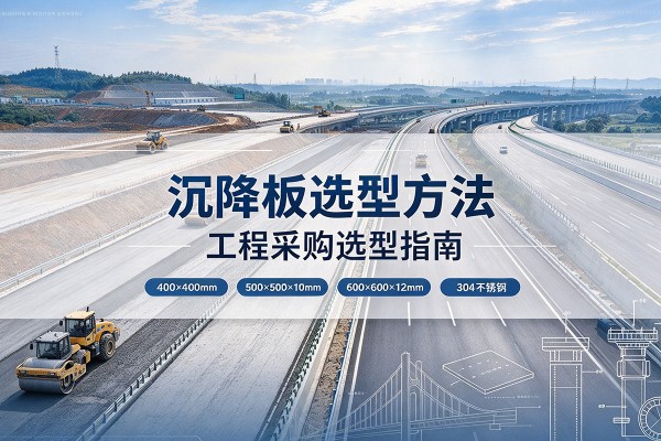前郭尔罗斯沉降板选择方法