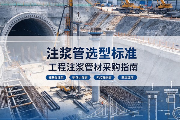 前郭尔罗斯注浆管选型标准