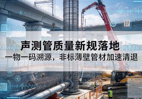 前郭尔罗斯声测管质量新规落地，一物一码溯源，非标薄壁管材加速清退