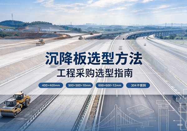 前郭尔罗斯沉降板选择方法